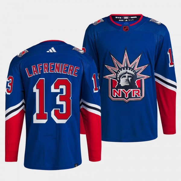 Alexis Lafreniere New York Rangers 2022 Reverse Re...