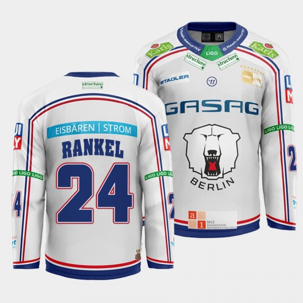 Andre Rankel #24 Eisbaren Berlin Jersey Men's Away...