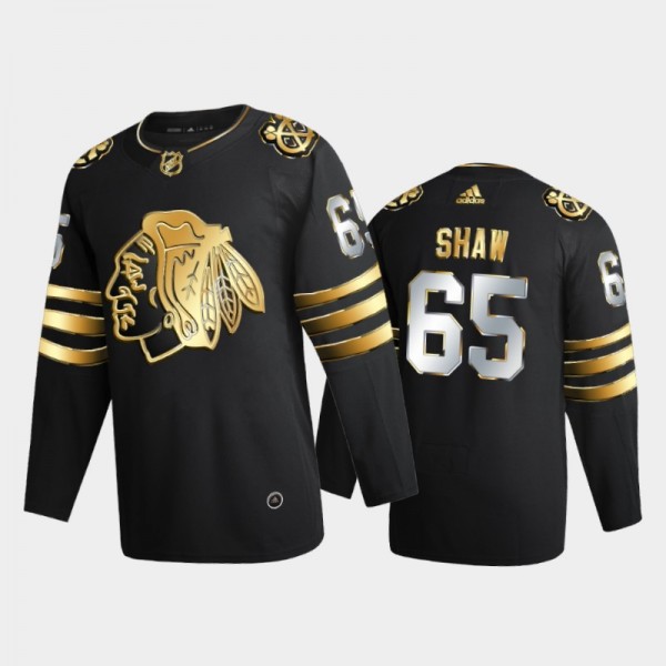 2020-21 Andrew Shaw Authentic Golden Limited Edition Chicago Blackhawks Jersey - Black