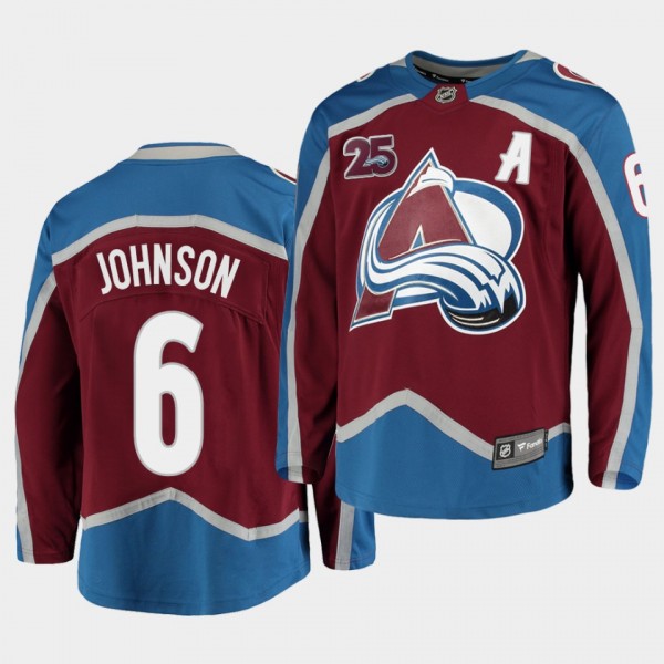 Arik Johnson Colorado Avalanche 2020-21 25th Anniv...