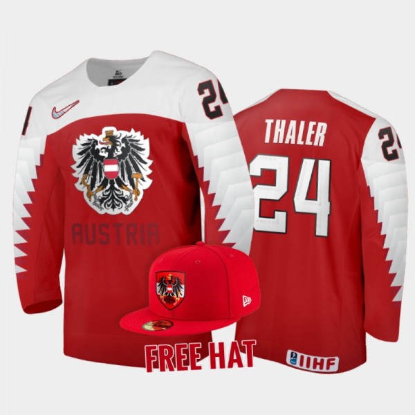 Austria Hockey Lucas Thaler 2022 IIHF World Junior...