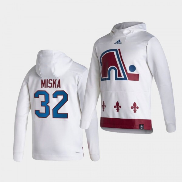 Colorado Avalanche Hunter Miska 2021 Reverse Retro...