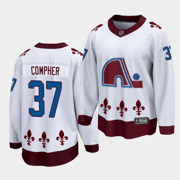 J.T. Compher Colorado Avalanche Special Edition Wh...