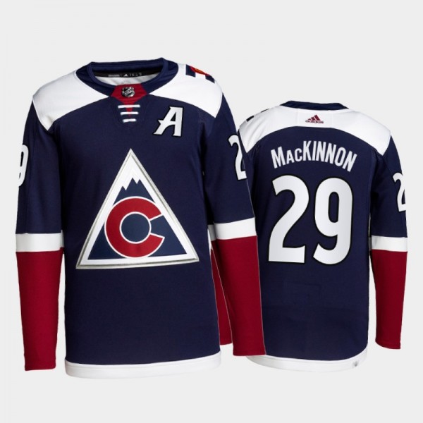 2021-22 Avalanche Nathan MacKinnon Alternate Navy ...