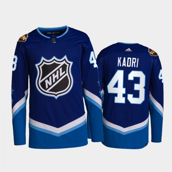 Nazem Kadri Avalanche 2022 NHL All-Star Blue Jerse...