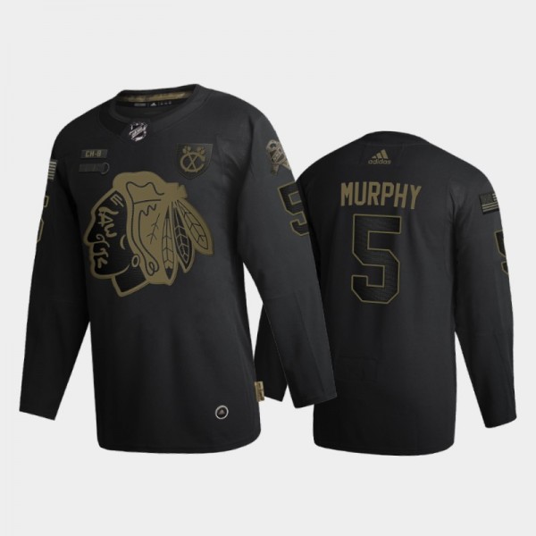 Chicago Blackhawks Connor Murphy Authentic Black 2...