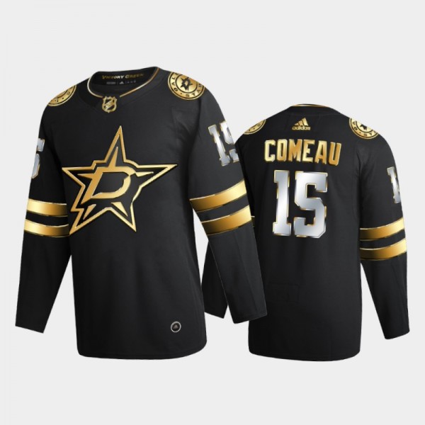 2020-21 Blake Comeau Authentic Golden Limited Edition Dallas Stars Jersey - Black