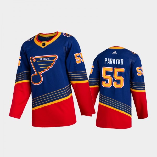 Colton Parayko Blues 2019-20 Retro ADIZERO Authent...