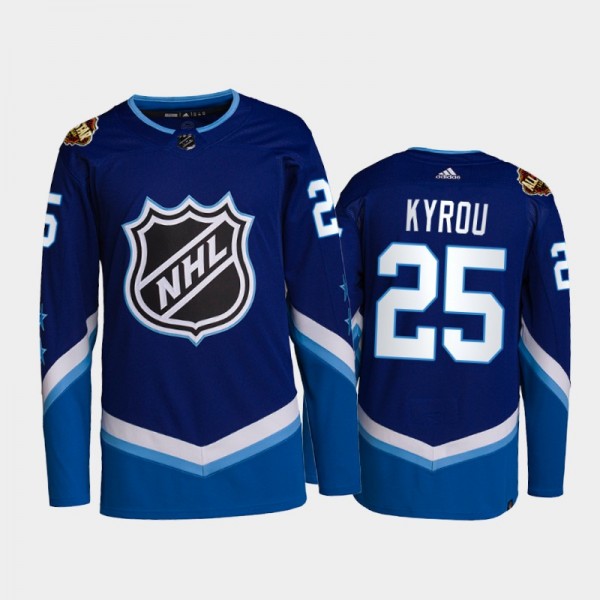 Jordan Kyrou Blues 2022 NHL All-Star Blue Jersey W...