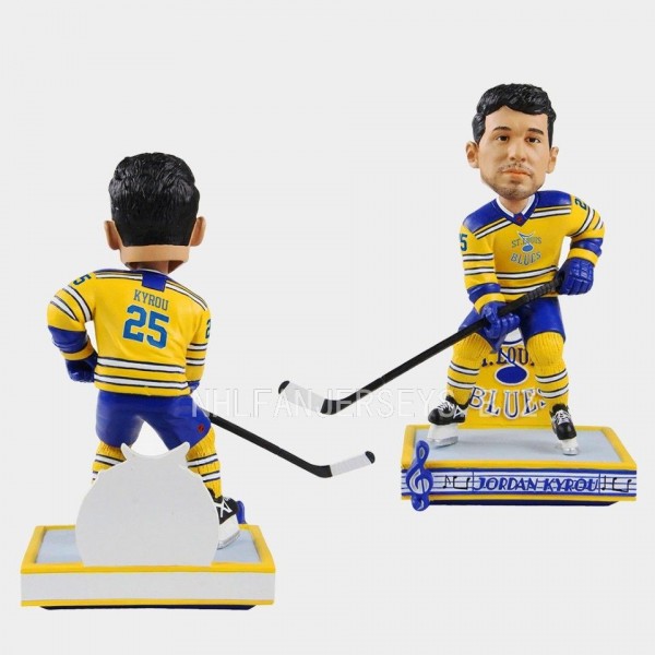 Jordan Kyrou St Louis Blues Reverse Retro Jersey B...