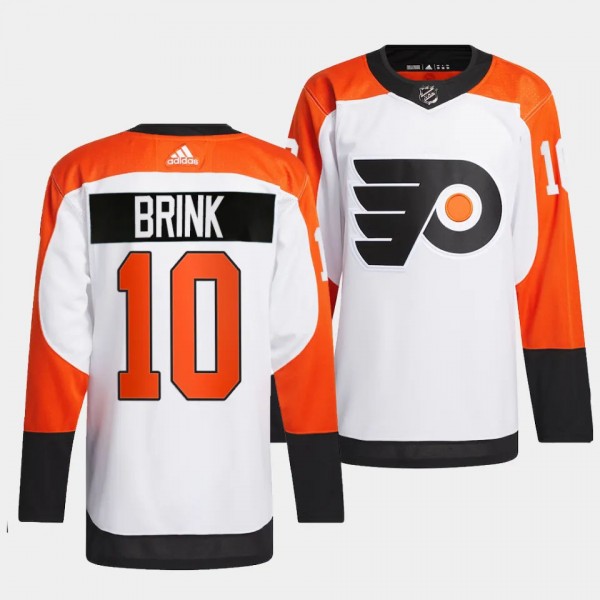 Bobby Brink Philadelphia Flyers Away White #10 Pri...