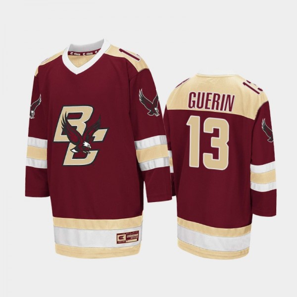 Bill Guerin College Hockey Boston College Eagles Jersey Maroon