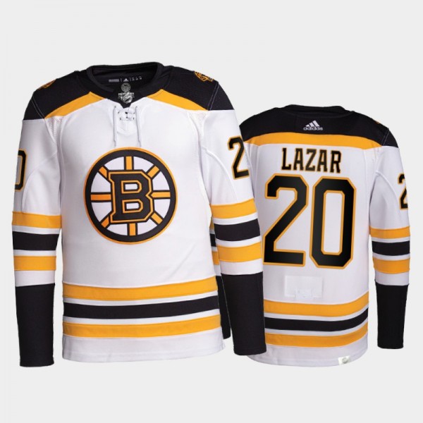 Boston Bruins Pro Authentic Curtis Lazar Away Jers...