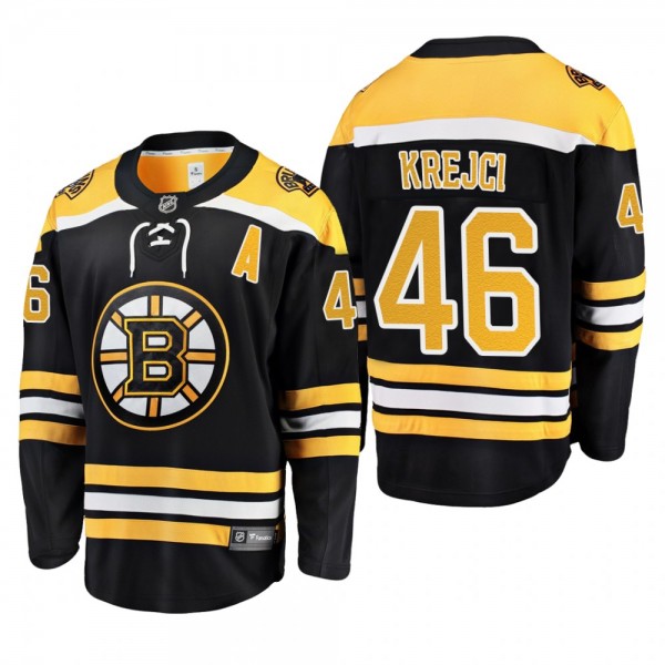 David Krejci Boston Bruins Home Player Breakaway J...