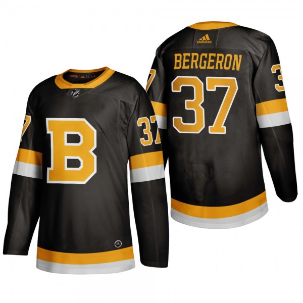 Patrice Bergeron Bruins 2019-20 Alternate ADIZERO ...