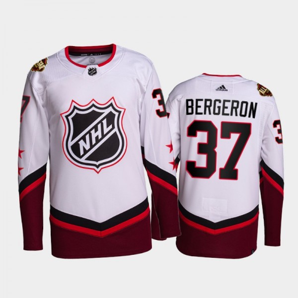 Bruins Patrice Bergeron 2022 NHL All-Star White Je...