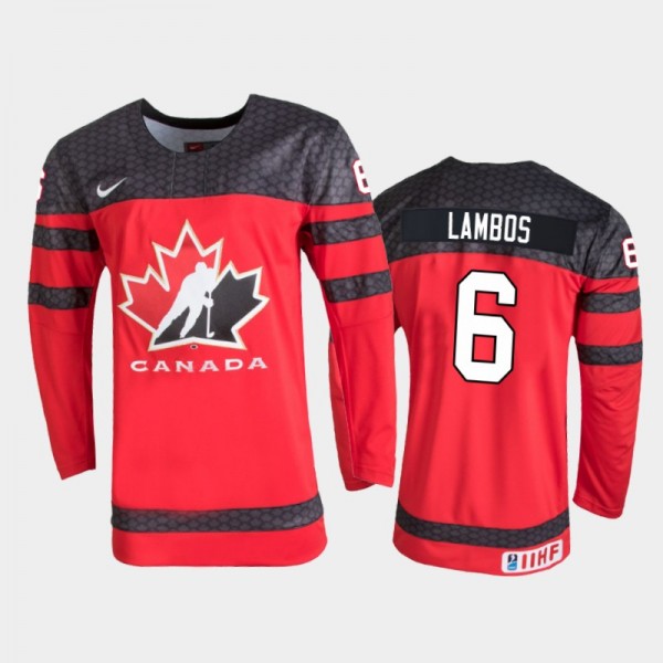 Canada Carson Lambos 2022 IIHF World Junior Champi...