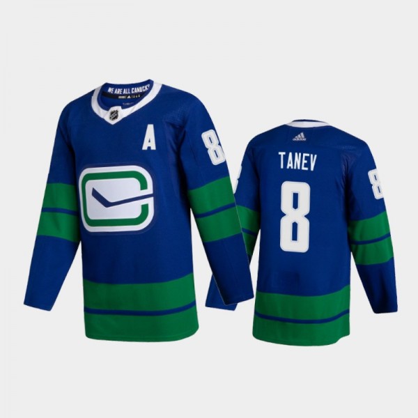 Christopher Tanev Alternate Vancouver Canucks Blue...