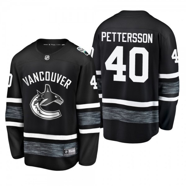 Elias Pettersson 2019 NHL All-Star Black Player Men's Jersey Vancouver Canucks