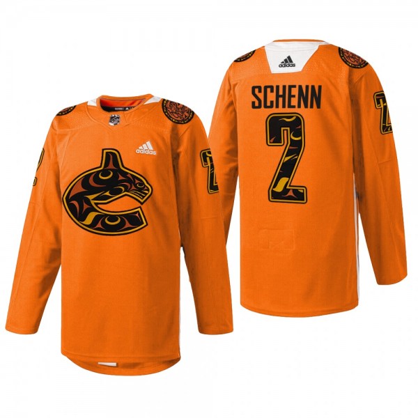 Vancouver Canucks Luke Schenn #2 2022 First Nation...