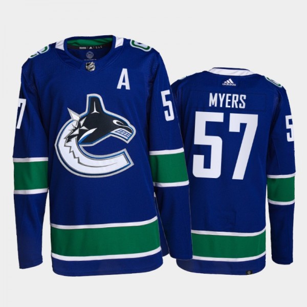 Vancouver Canucks Primegreen Authentic Tyler Myers Home Jersey 2021-22