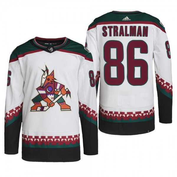 2022 Arizona Coyotes Anton Stralman Away Jersey Wh...