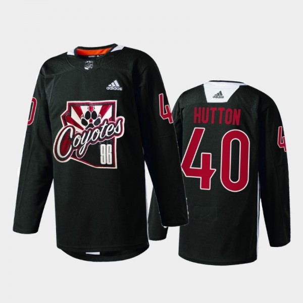Carter Hutton Coyotes Special Black Jersey