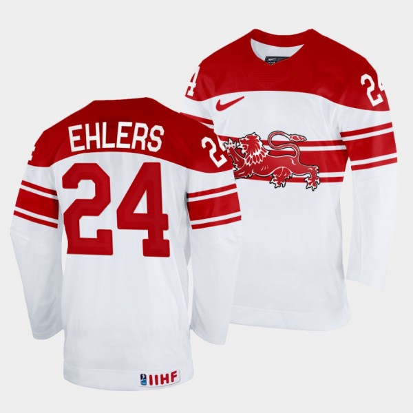 Denmark Hockey #24 Nikolaj Ehlers 2022 IIHF World ...