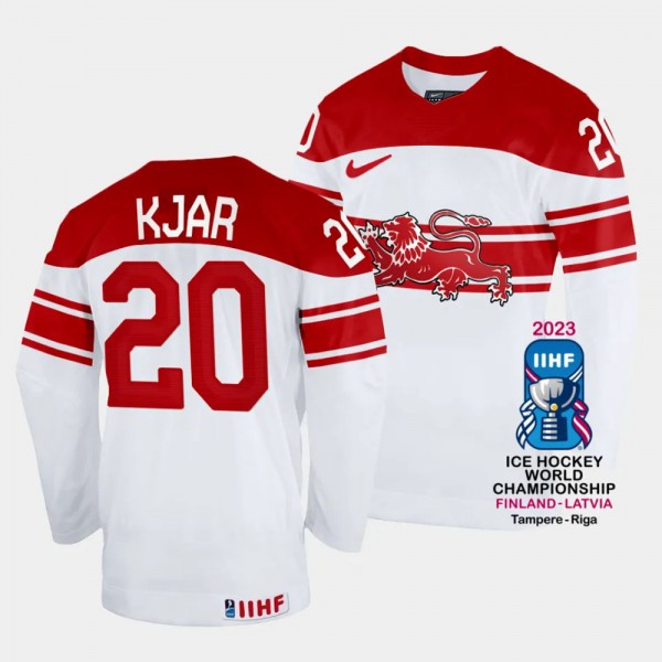 Oliver Kjar Denmark Hcokey 2023 IIHF World Champio...