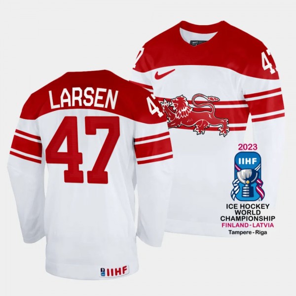 Oliver Larsen Denmark Hcokey 2023 IIHF World Champ...