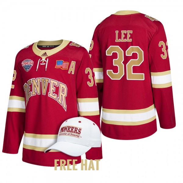 Denver Pioneers Justin Lee #32 2022 NCAA Regional ...