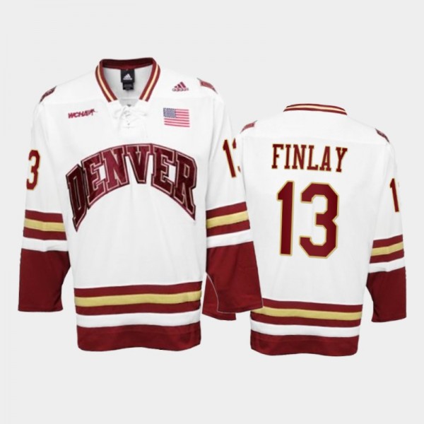 College Hockey Liam Finlay Denver Pioneers Premier...