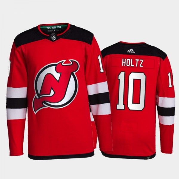 New Jersey Devils Pro Authentic Alexander Holtz Ho...