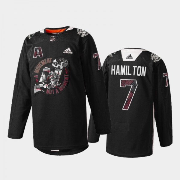 Devils Black History Month 2022 Dougie Hamilton Je...