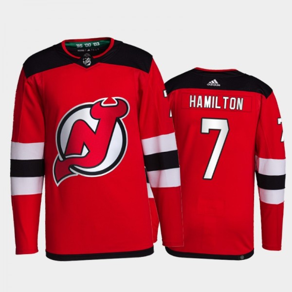 New Jersey Devils Primegreen Authentic Dougie Hami...