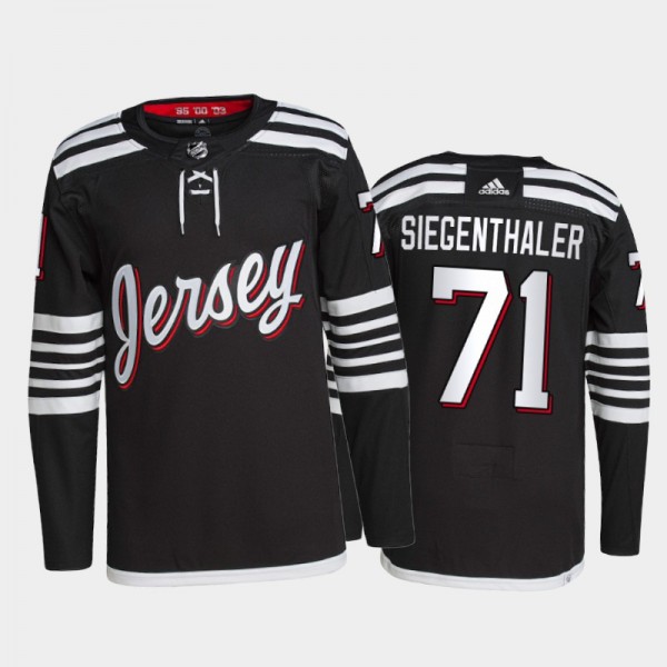 New Jersey Devils Alternate Jonas Siegenthaler Pri...