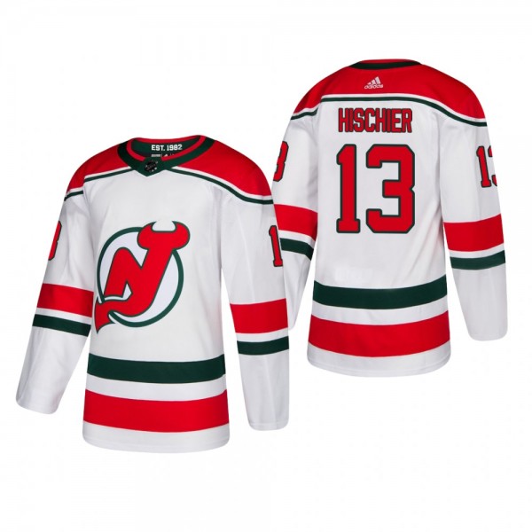Nico Hischier Alternate Authentic Player New Jerse...