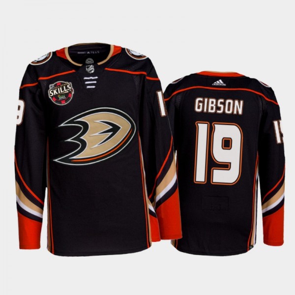 Ducks John Gibson 2022 NHL All-Star Skills Black J...