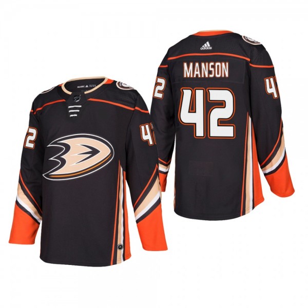 Josh Manson Anaheim Ducks Home Player Authentic Je...