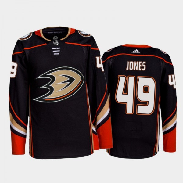 2021-22 Ducks Max Jones Home Black Jersey