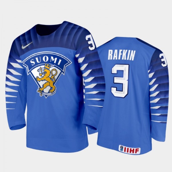 Finland Hockey Ruben Rafkin 2022 IIHF World Junior...