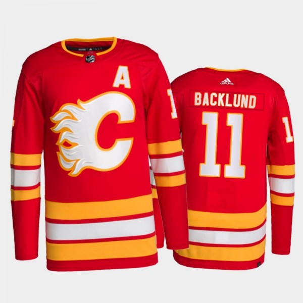Calgary Flames Primegreen Authentic Mikael Backlun...
