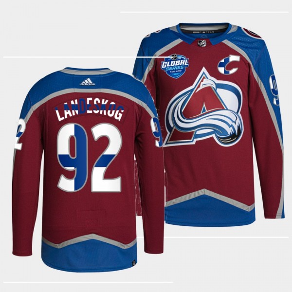 2022 NHL Global Series Gabriel Landeskog Colorado ...