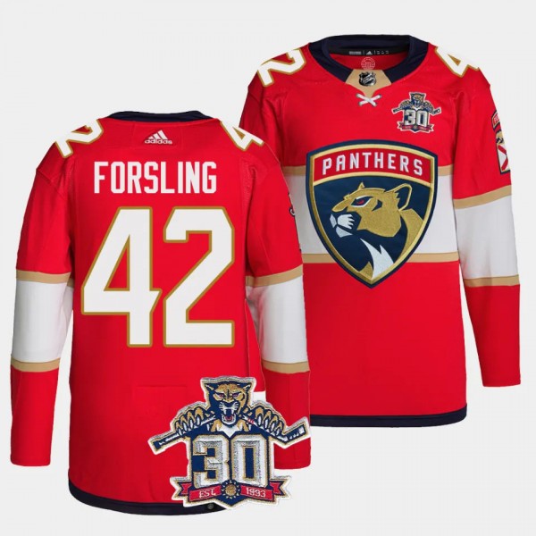 Florida Panthers 30th Anniversary Gustav Forsling ...
