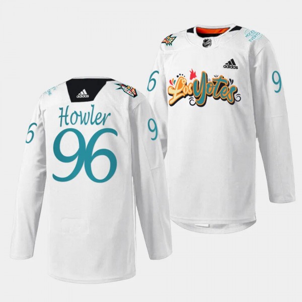 Arizona Coyotes 2023 Los Yotes Night Howler #96 Wh...