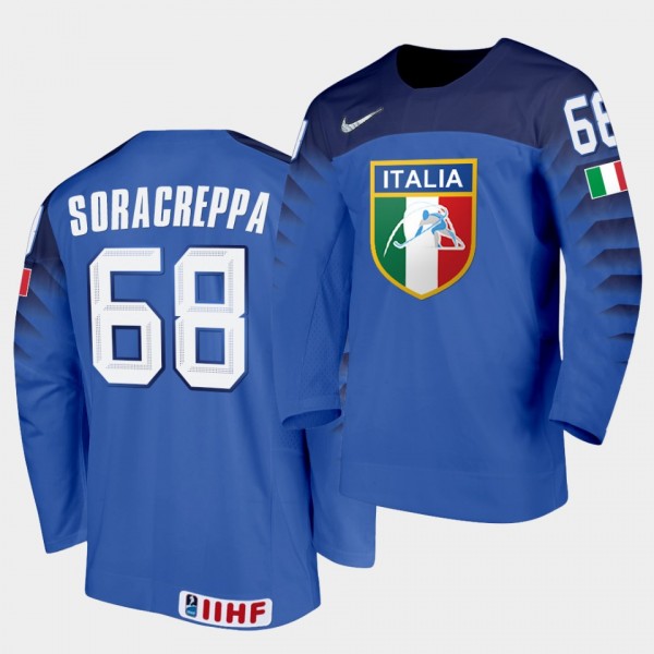 Italy Team Sebastiano Soracreppa 2021 IIHF World C...