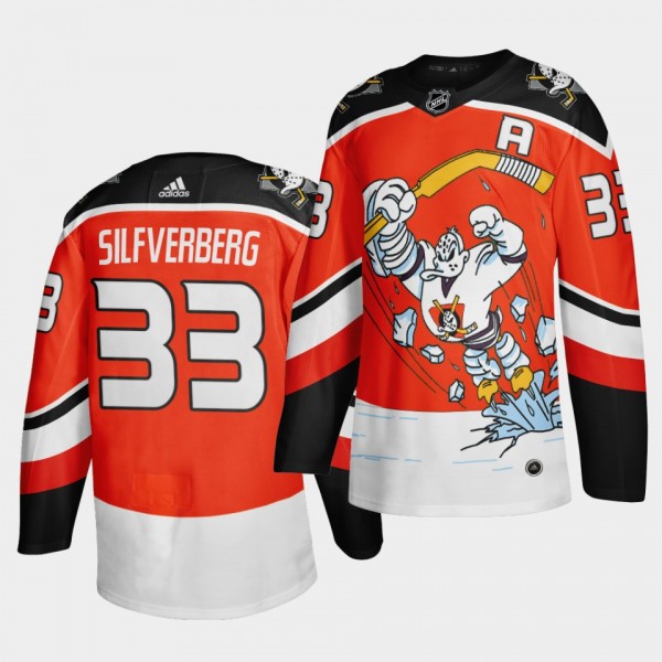 Jakob Silfverberg #33 Ducks 2020-21 Reverse Retro ...