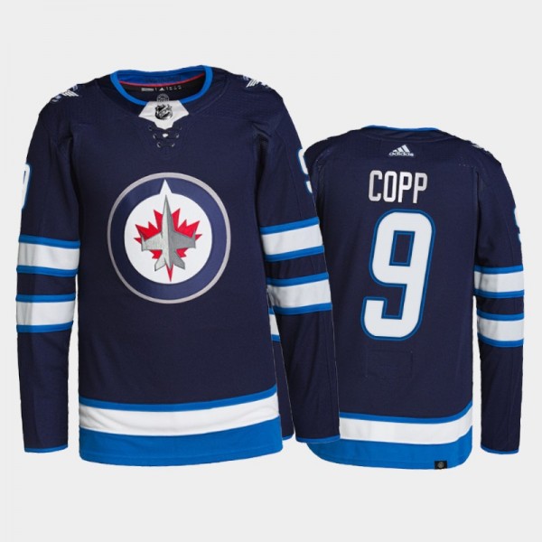 Andrew Copp Jets Authentic Pro Home Jersey Navy