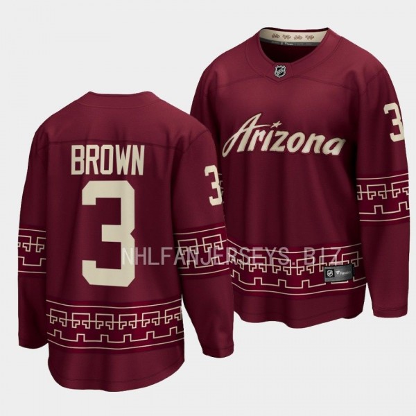 Josh Brown Arizona Coyotes 2022-23 Desert Night Al...