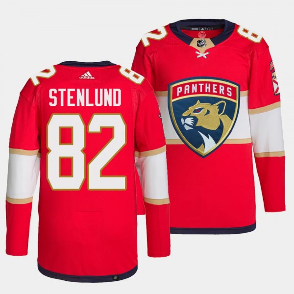 Kevin Stenlund Florida Panthers Home Red #82 Primegreen Authentic Pro Jersey Men's